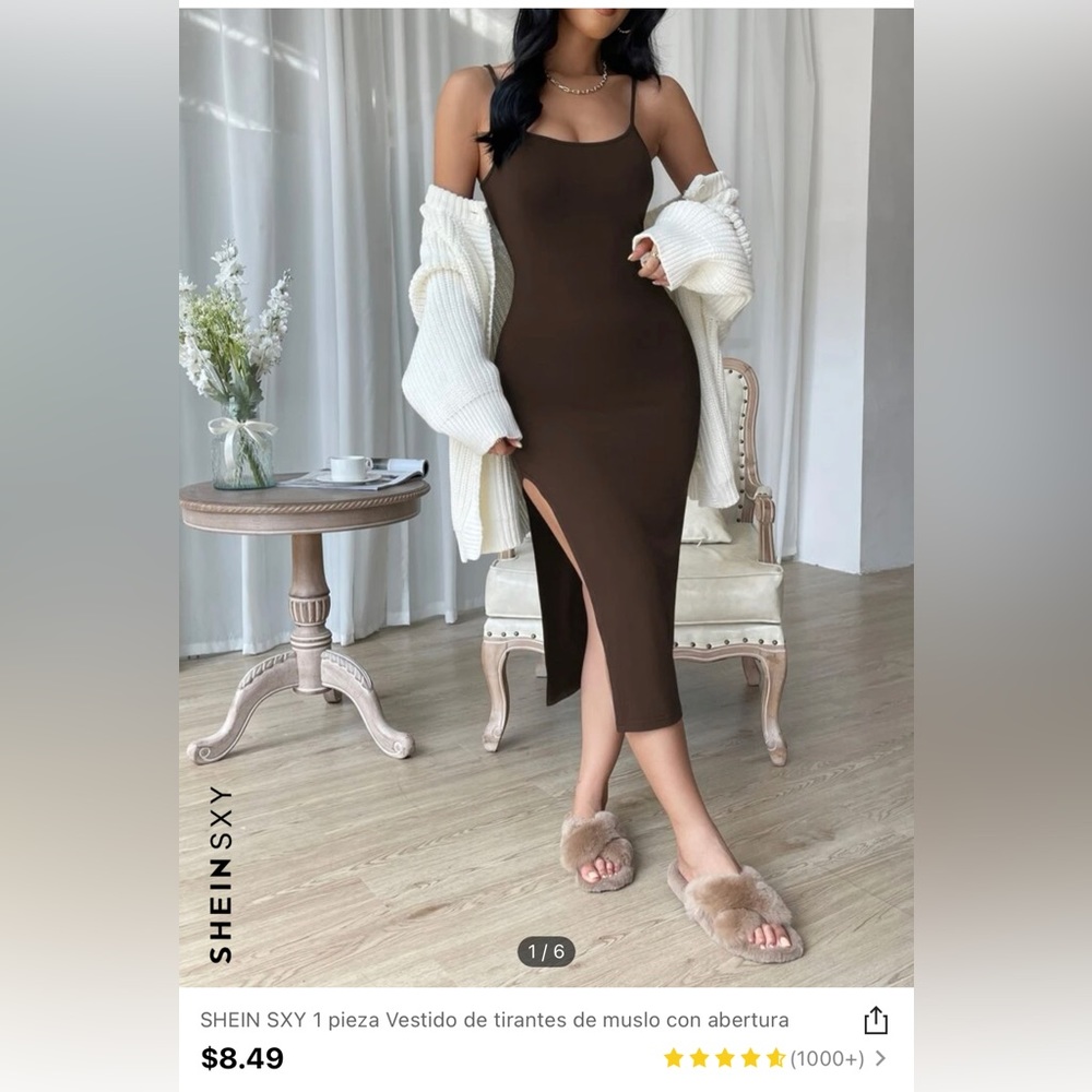Is a Shein dress new no used, I selling cause I think the color is no for me